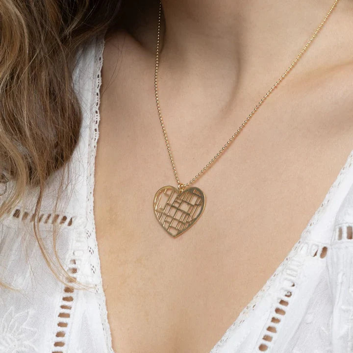 Collar personalizado con mapa