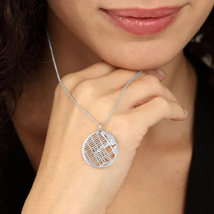 Collar personalizado con mapa