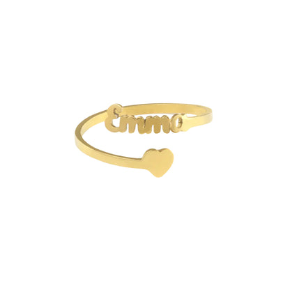 Anillo con nombre