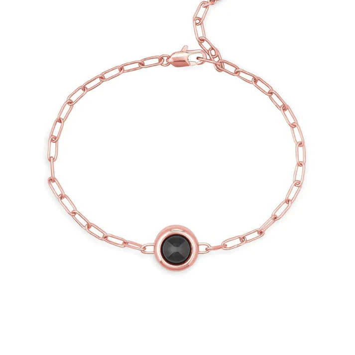 Pulsera personalizada de cadena estilo clip con foto