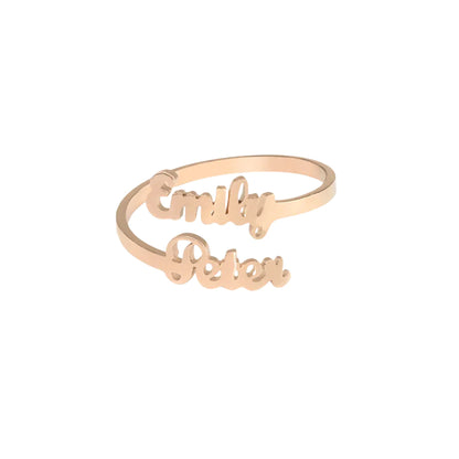 Anillo con nombre