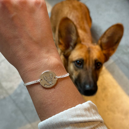 Pulsera personalizada con rostro de mascota