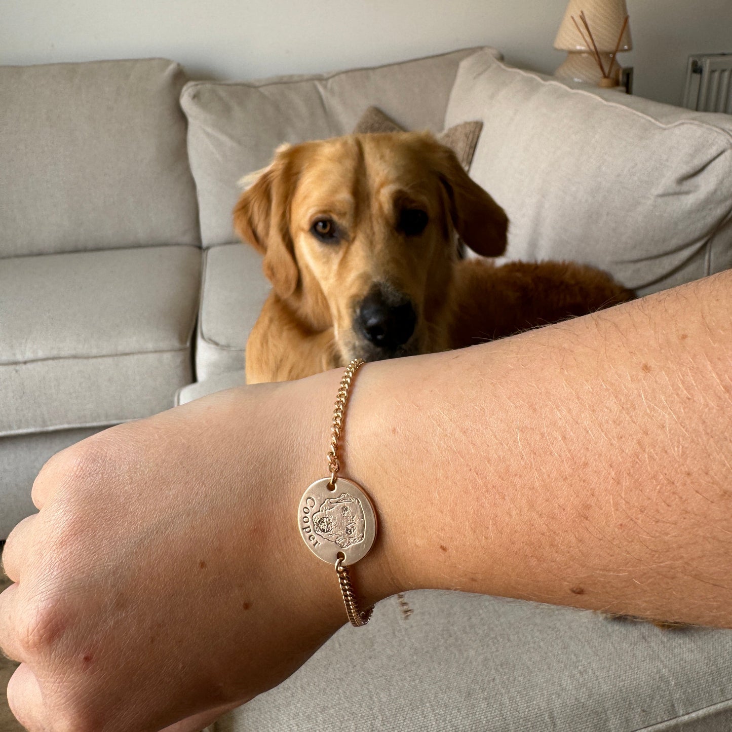 Pulsera personalizada con rostro de mascota